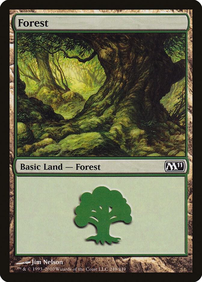 Forest 249 (Magic 2011 (M11))  - Foil | Good Games Adelaide SA