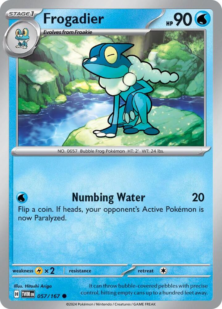 Frogadier 057/167 (SV06: Twilight Masquerade)  | Good Games Adelaide SA