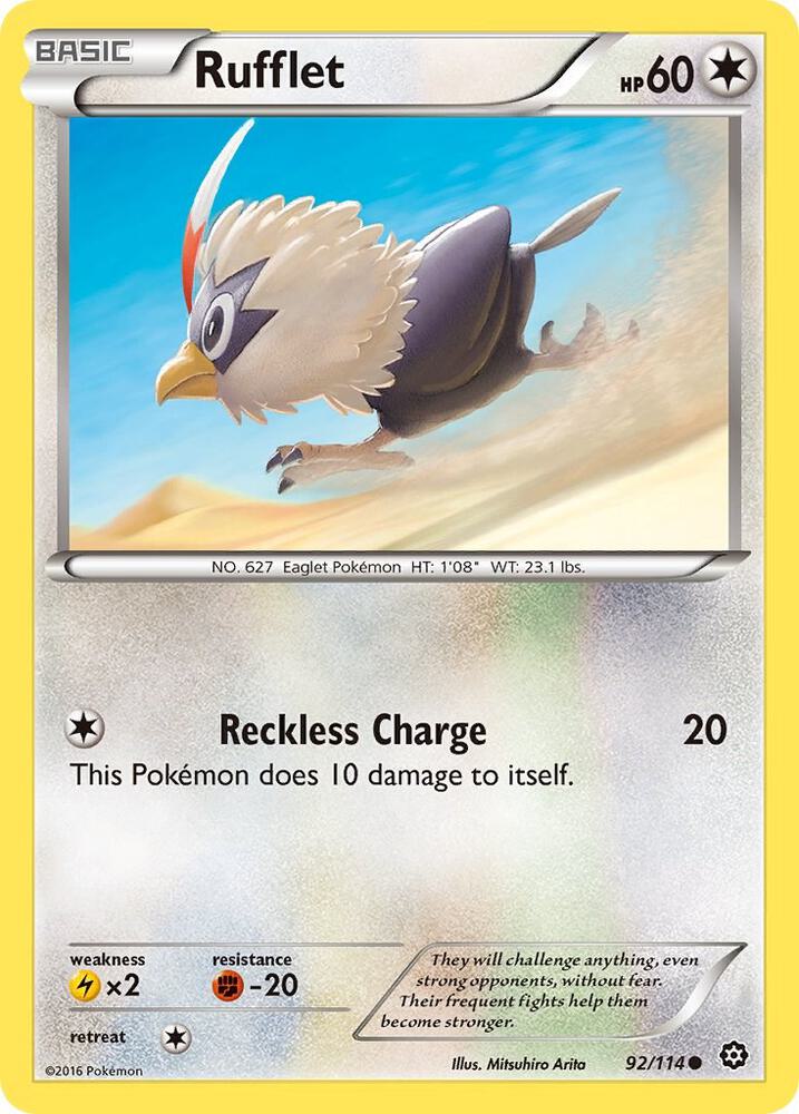 Rufflet 92/114 (XY - Steam Siege)  | Good Games Adelaide SA
