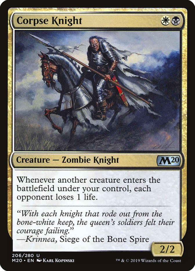 Corpse Knight [Core Set 2020] | Good Games Adelaide SA