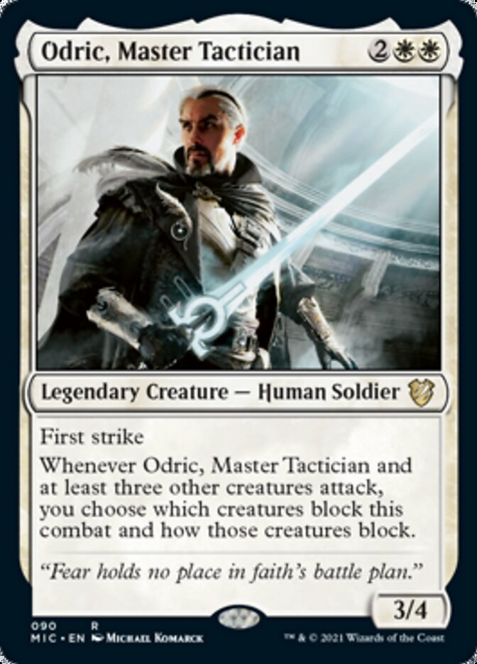 Odric, Master Tactician [Innistrad: Midnight Hunt Commander] | Good Games Adelaide SA