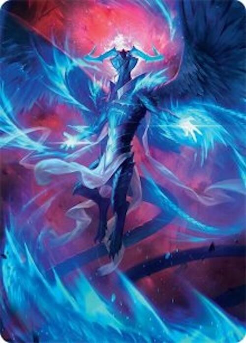 Ugin Eye of the Storms Art Card 48 54 48 (Art Series: Tarkir: Dragonstorm)  | Good Games Adelaide SA