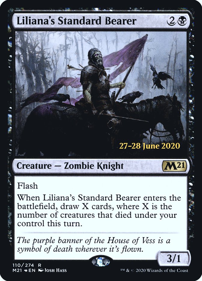 Liliana's Standard Bearer  [Core Set 2021 Prerelease Promos] | Good Games Adelaide SA