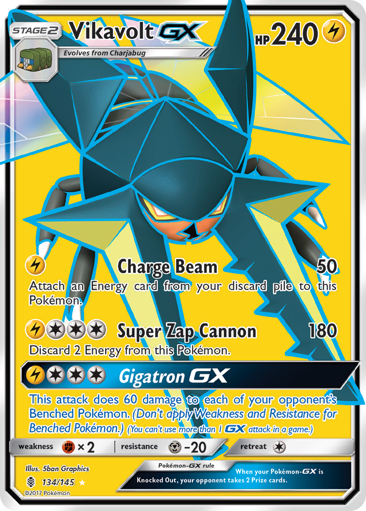 Vikavolt GX (134/145) [Sun & Moon: Guardians Rising] | Good Games Adelaide SA