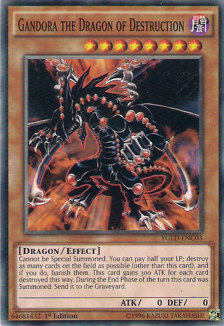 Gandora the Dragon of Destruction [YGLD-ENC03] Common | Good Games Adelaide SA