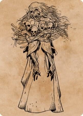 Myrkul Lord of Bones Art Card 73 81 73 (Art Series: Commander Legends: Battle for Baldur's Gate)  | Good Games Adelaide SA
