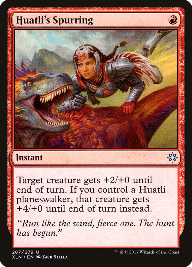 Huatli's Spurring [Ixalan] | Good Games Adelaide SA