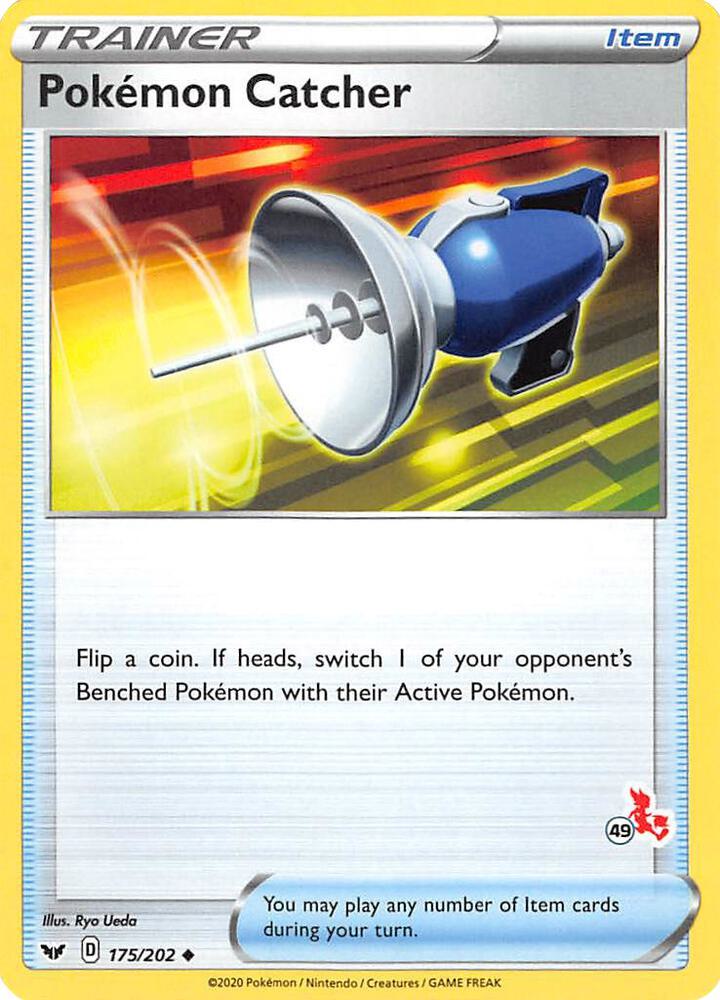 Pokemon Catcher 175 202 49 Cinderace Stamped 175/202 (Battle Academy 2022)  | Good Games Adelaide SA