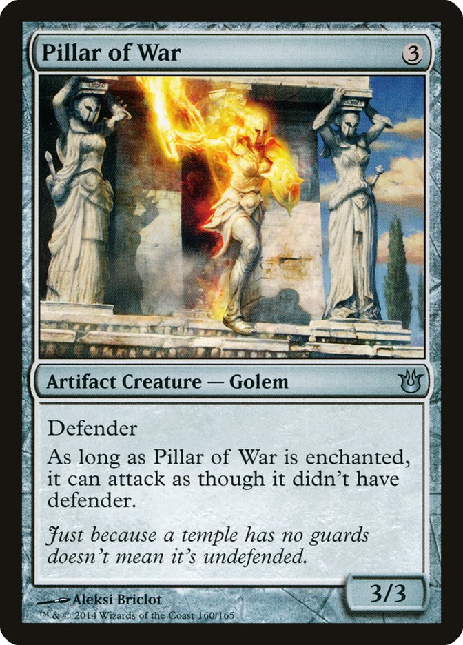 Pillar of War 160 (Born of the Gods)  - Foil | Good Games Adelaide SA