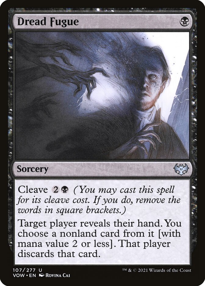 Dread Fugue 107 (Innistrad: Crimson Vow)  - Foil | Good Games Adelaide SA