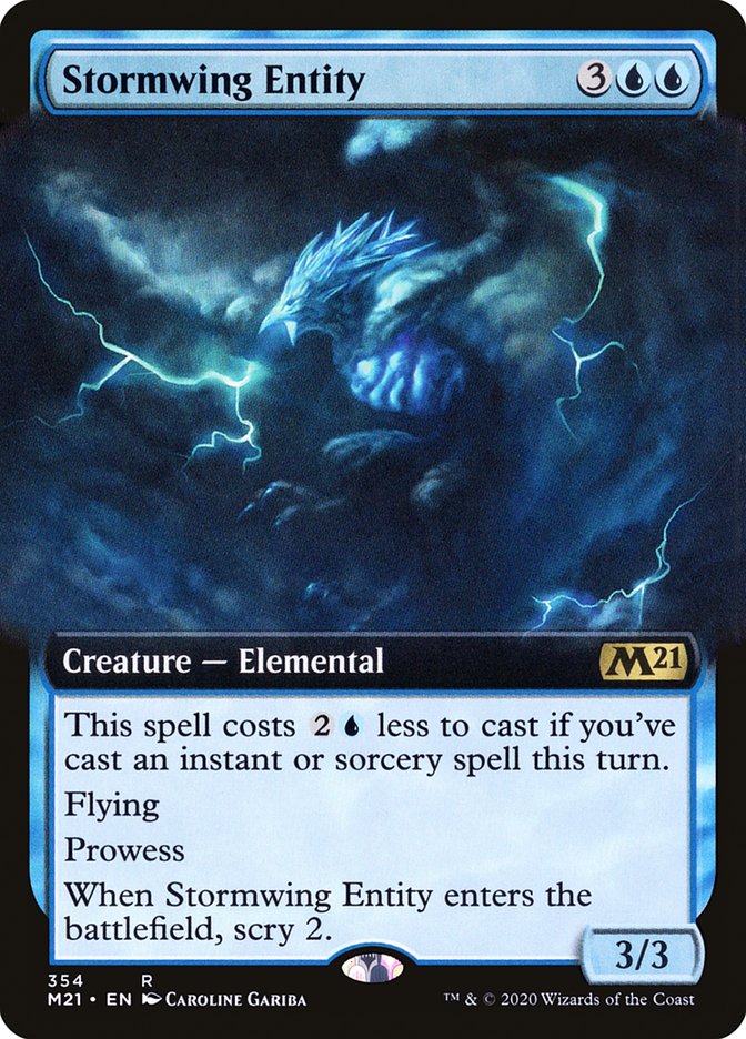 Stormwing Entity (Extended Art) [Core Set 2021] | Good Games Adelaide SA