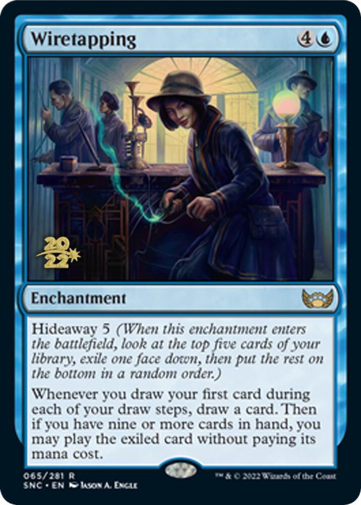 Wiretapping 65 (Prerelease Cards)  - Foil | Good Games Adelaide SA