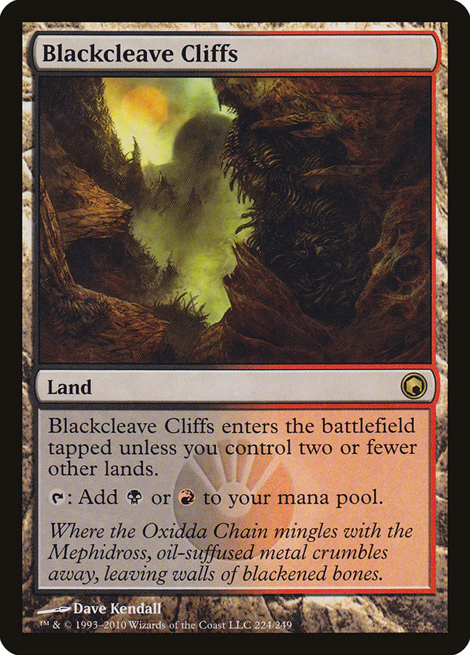 Blackcleave Cliffs [Scars of Mirrodin] | Good Games Adelaide SA