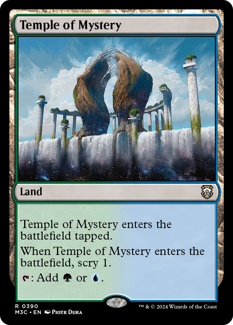 Temple of Mystery (Ripple Foil) [Modern Horizons 3 Commander] | Good Games Adelaide SA