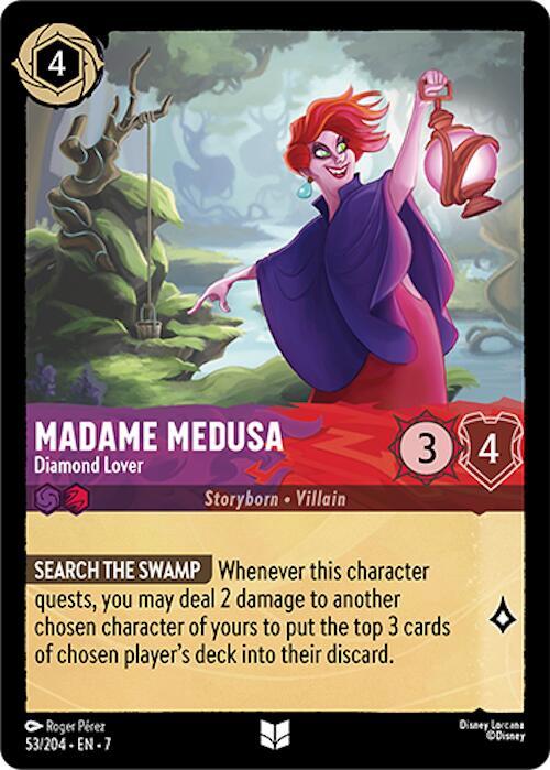 Madame Medusa Diamond Lover 53/204 (Archazia's Island)  - Cold Foil | Good Games Adelaide SA