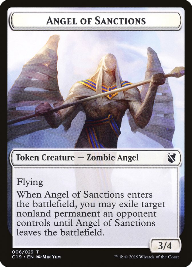 Angel of Sanctions [Commander 2019 Tokens] | Good Games Adelaide SA