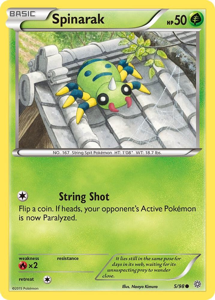 Spinarak 5/98 (XY - Ancient Origins)  | Good Games Adelaide SA