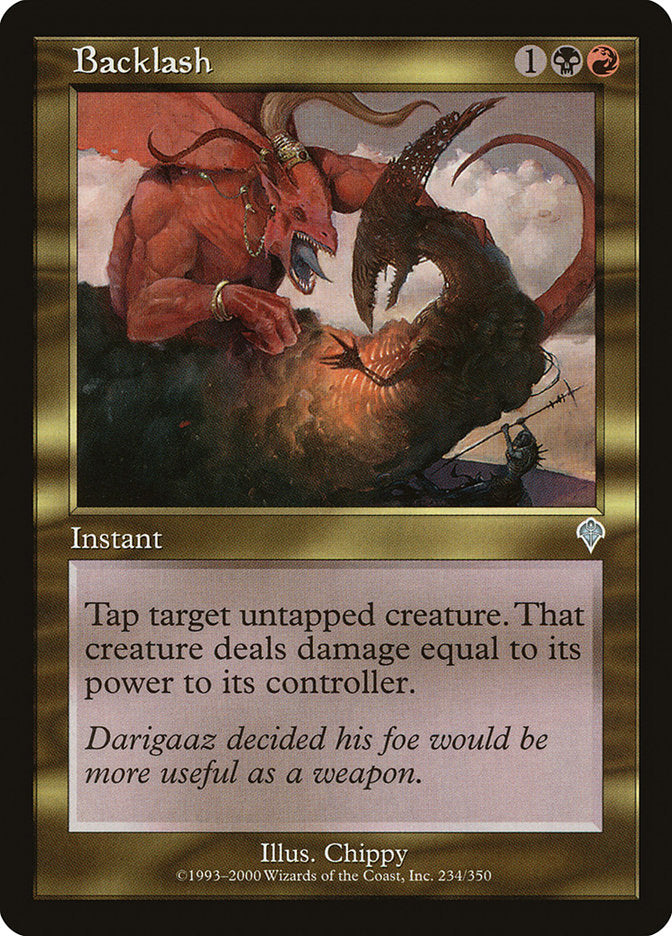 Backlash 234 (Invasion)  - Foil | Good Games Adelaide SA