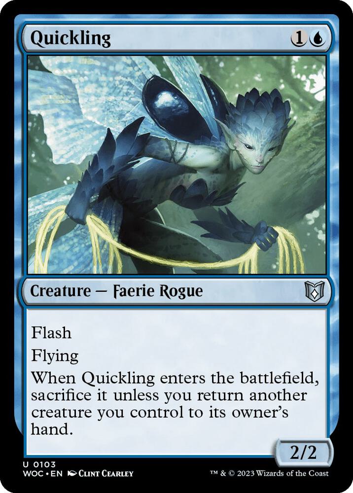 Quickling 103 (Commander: Wilds of Eldraine)  | Good Games Adelaide SA