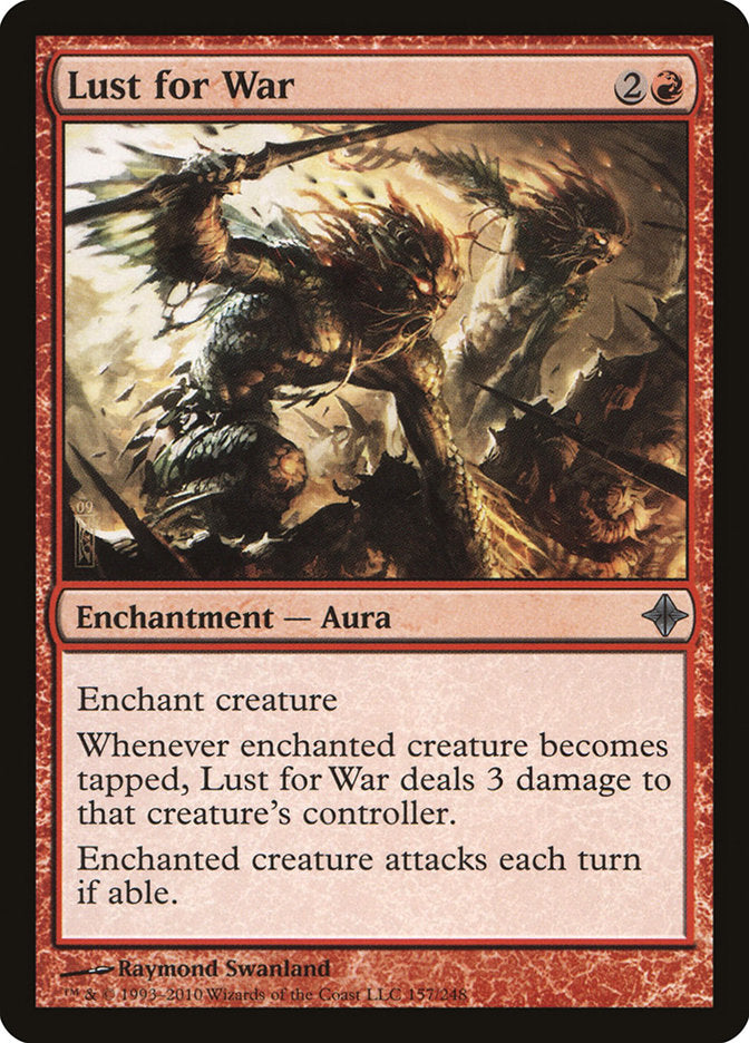 Lust for War 157 (Rise of the Eldrazi)  - Foil | Good Games Adelaide SA
