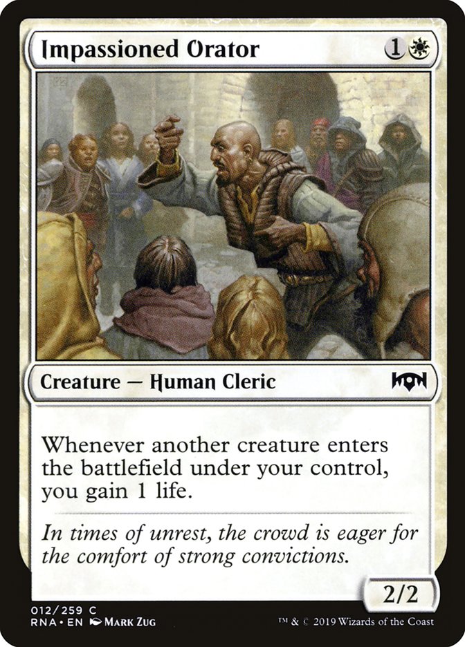 Impassioned Orator [Ravnica Allegiance] | Good Games Adelaide SA