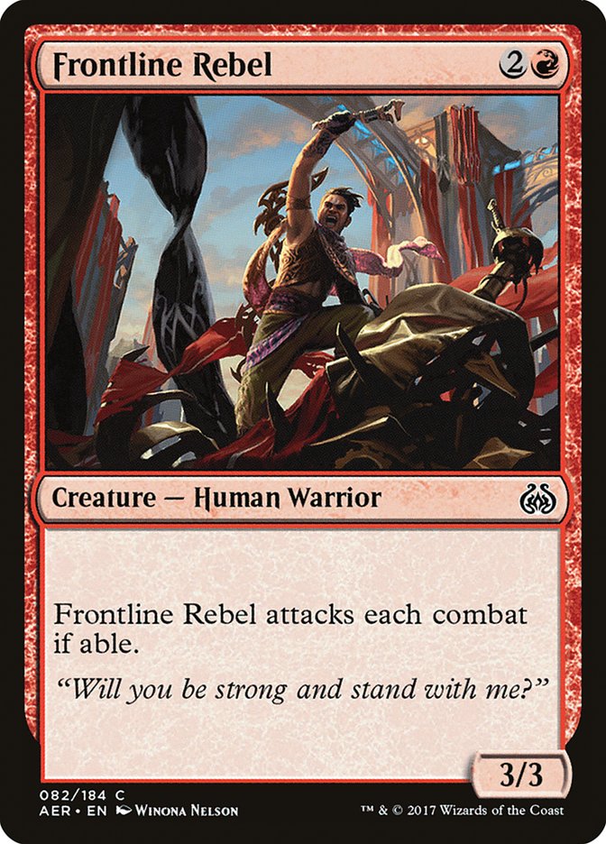 Frontline Rebel [Aether Revolt] | Good Games Adelaide SA