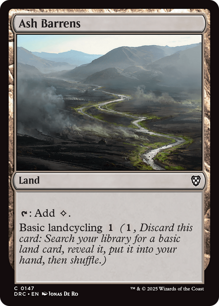 Ash Barrens [Aetherdrift Commander] | Good Games Adelaide SA