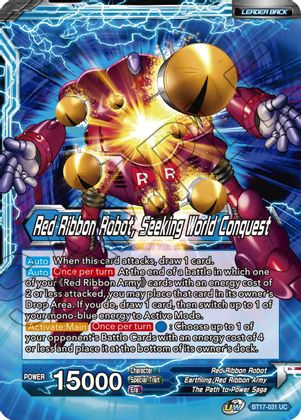 Commander Red // Red Ribbon Robot, Seeking World Conquest (BT17-031) [Ultimate Squad] | Good Games Adelaide SA