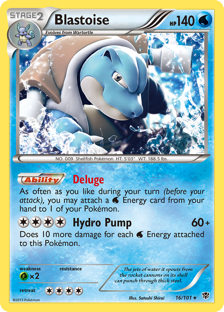 Blastoise (16/101) [Black & White: Plasma Blast] | Good Games Adelaide SA