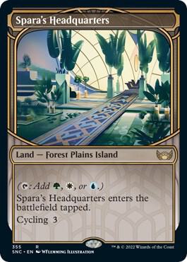 Sparas Headquarters Showcase 355 (Streets of New Capenna)  - Foil | Good Games Adelaide SA