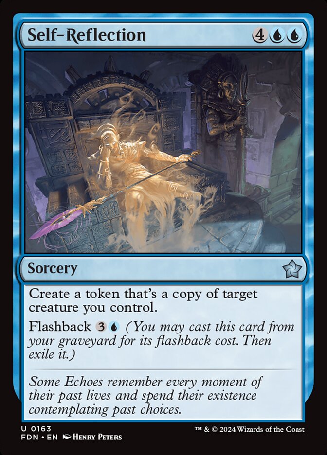 Self-Reflection 163 (Foundations)  - Foil | Good Games Adelaide SA