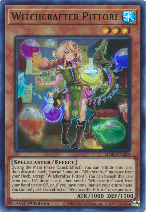Witchcrafter Pittore [MP20-EN220] Ultra Rare | Good Games Adelaide SA