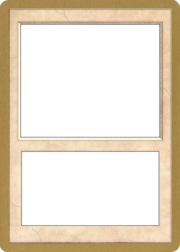 2002 World Championship Blank Card  (World Championship Decks)  | Good Games Adelaide SA