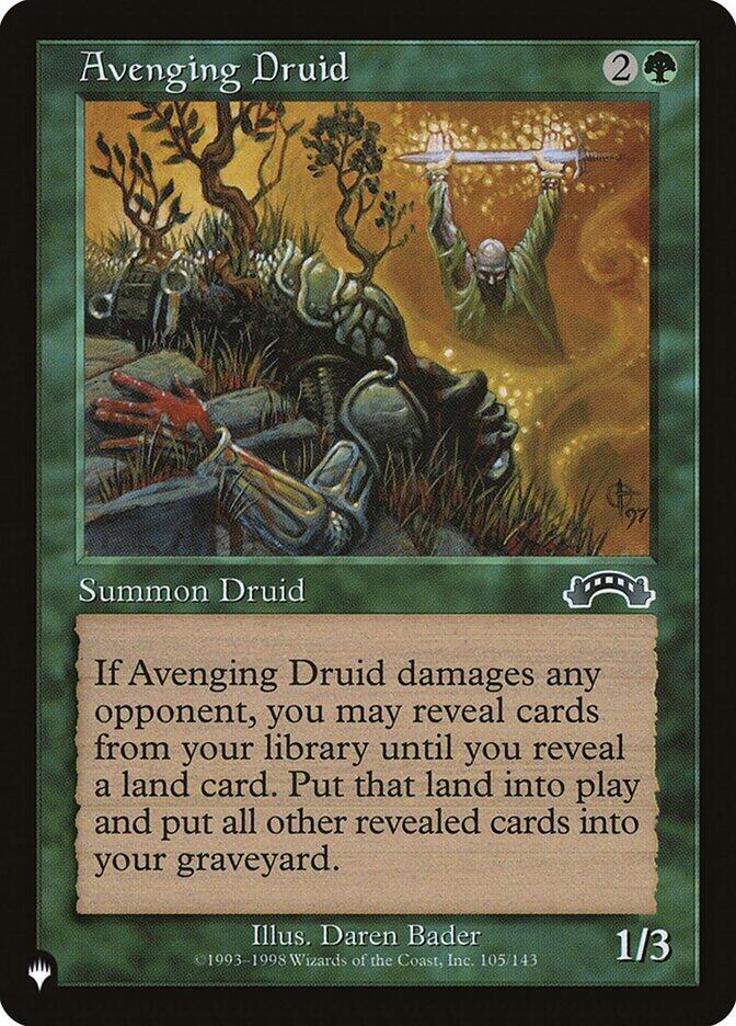 Avenging Druid 105/143 (The List Reprints)  | Good Games Adelaide SA