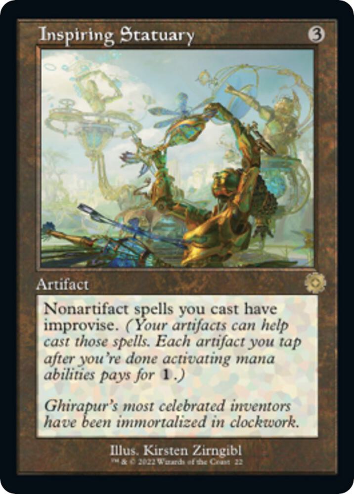Inspiring Statuary 22/63 (The Brothers' War: Retro Frame Artifacts)  - Foil | Good Games Adelaide SA