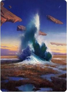 Flooded Strand Art Card 29 (Art Series: Zendikar Rising)  | Good Games Adelaide SA