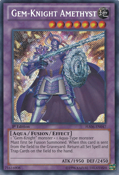 Gem-Knight Amethyst [HA06-EN047] Secret Rare | Good Games Adelaide SA