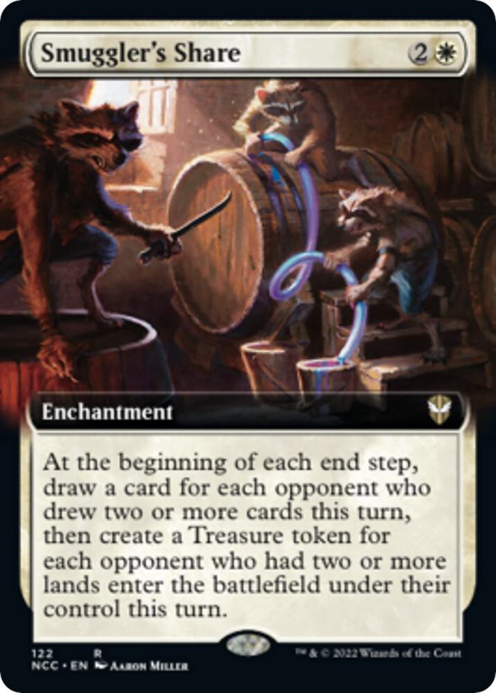 Smugglers Share Extended Art 122 (Commander: Streets of New Capenna)  | Good Games Adelaide SA