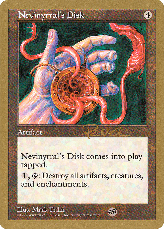 Nevinyrral's Disk (Paul McCabe) (SB) [World Championship Decks 1997] | Good Games Adelaide SA