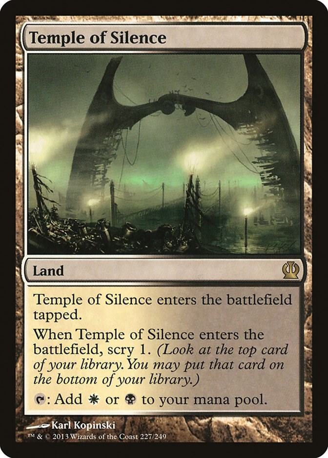 Temple of Silence 227 (Theros)  - Foil | Good Games Adelaide SA