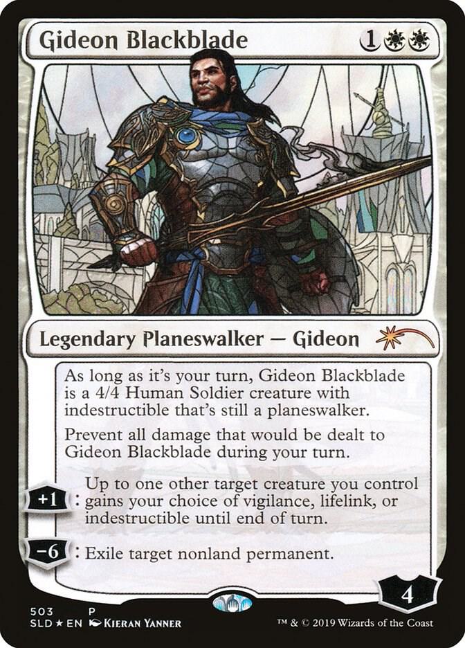 Gideon Blackblade Stained Glass 503 (Secret Lair Drop Series)  - Foil | Good Games Adelaide SA