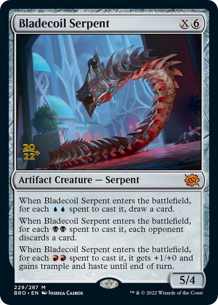 Bladecoil Serpent 229 (Prerelease Cards)  - Foil | Good Games Adelaide SA