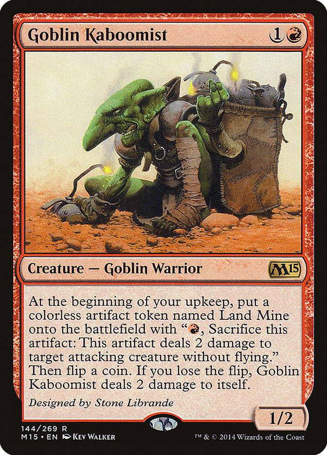 Goblin Kaboomist 144 (Magic 2015 (M15))  | Good Games Adelaide SA