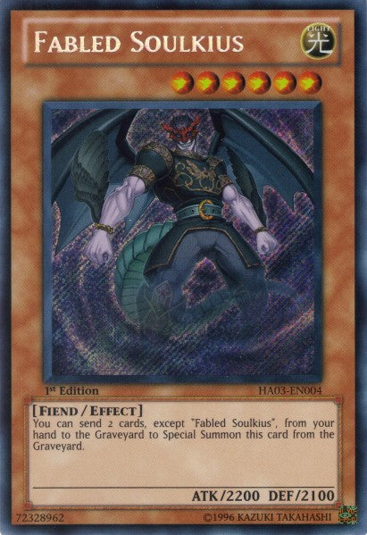 Fabled Soulkius [HA03-EN004] Secret Rare | Good Games Adelaide SA