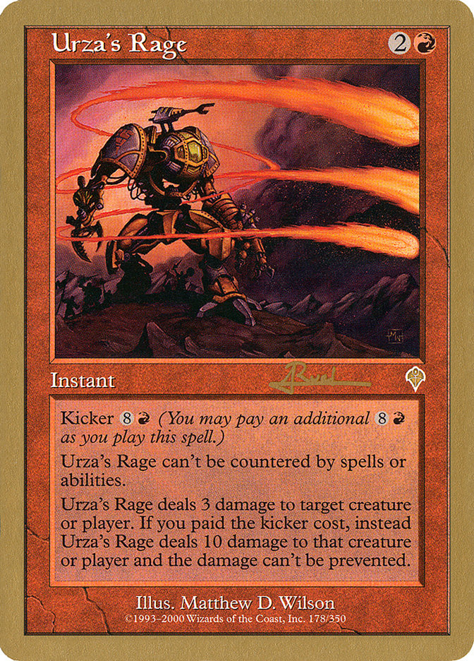 Urza's Rage (Antoine Ruel) [World Championship Decks 2001] | Good Games Adelaide SA