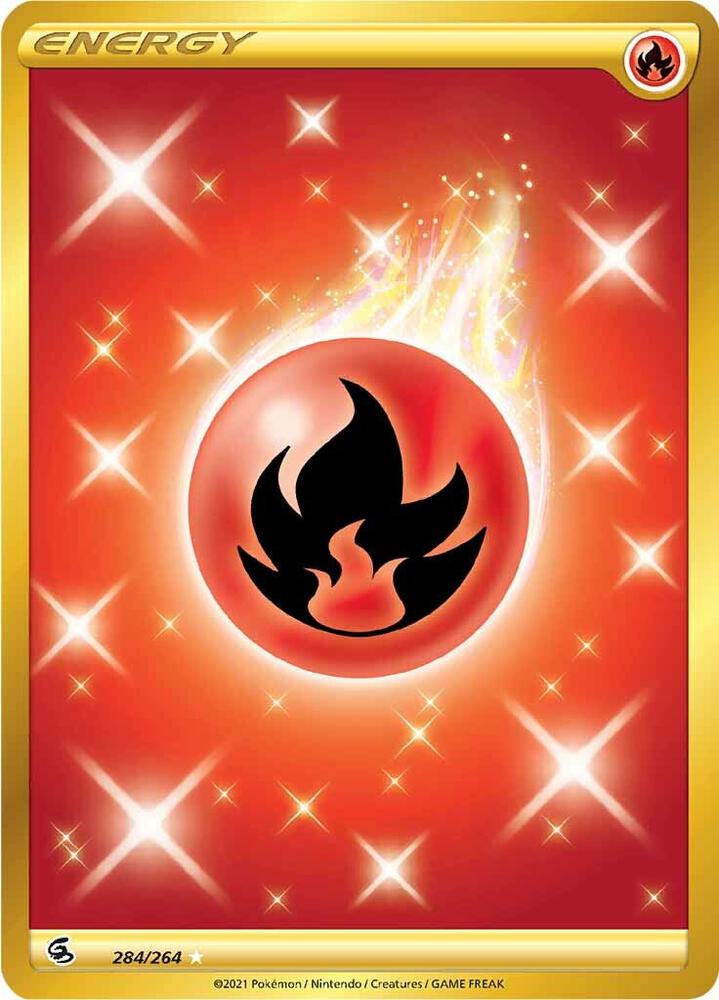Fire Energy Secret 284/264 (SWSH08: Fusion Strike)  - Holofoil | Good Games Adelaide SA