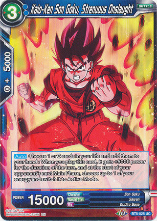 Kaio-Ken Son Goku, Strenuous Onslaught [BT8-025] | Good Games Adelaide SA