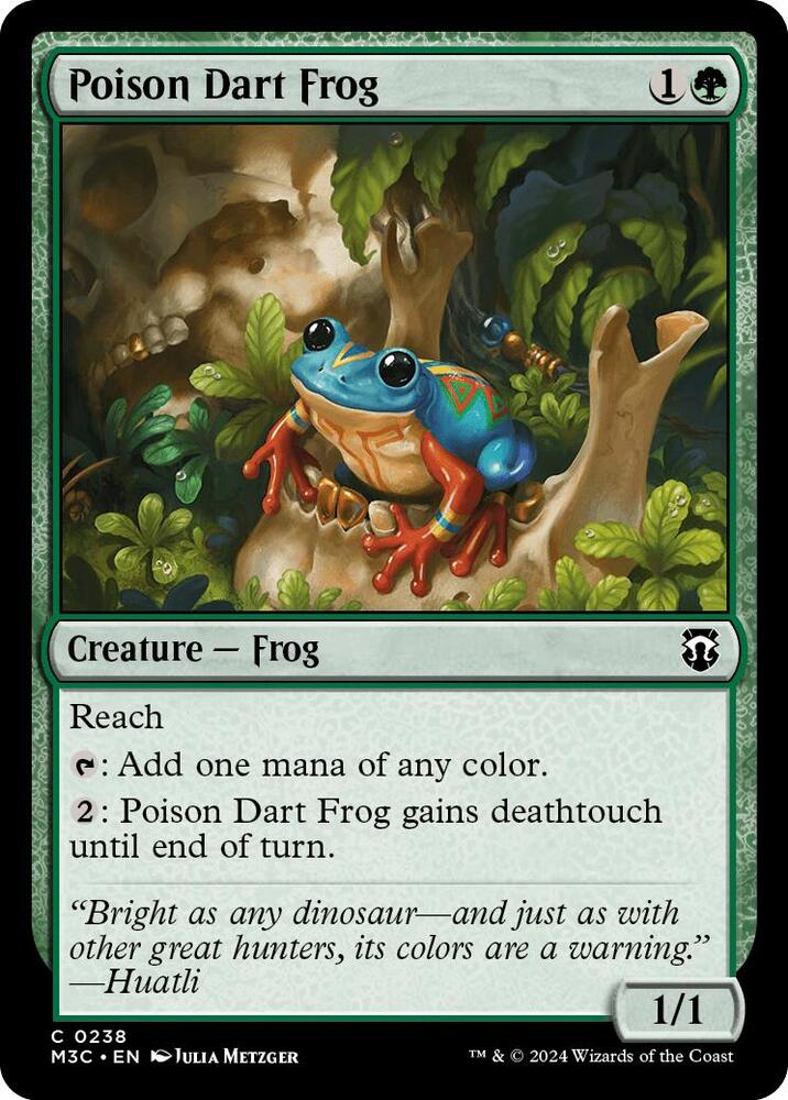 Poison Dart Frog 238/411 (Commander: Modern Horizons 3)  - Ripple Foil | Good Games Adelaide SA