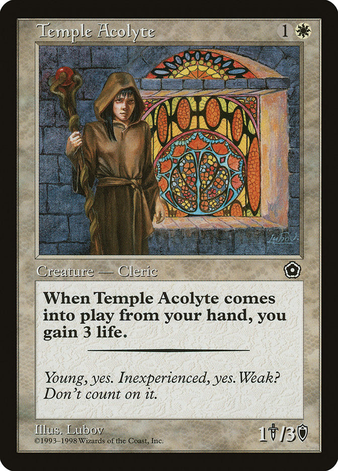 Temple Acolyte [Portal Second Age] | Good Games Adelaide SA