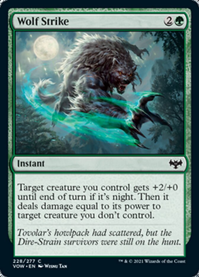 Wolf Strike [Innistrad: Crimson Vow] | Good Games Adelaide SA